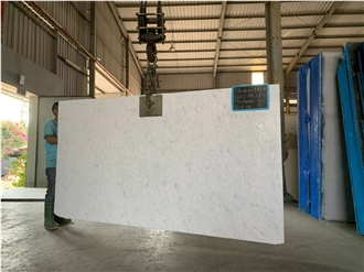 Pure White Marble Polished Slabs