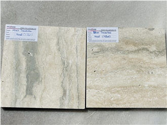 Silver Ocean Travertine Filled Honed Slabs