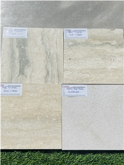 Silver Ocean Travertine Filled Honed Slabs