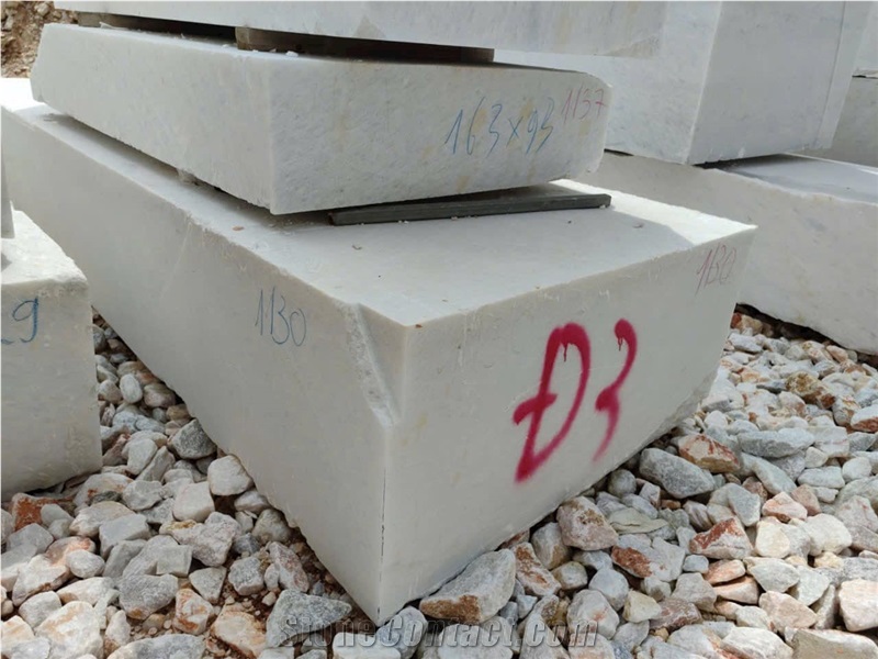 Snow White Marble Blocks