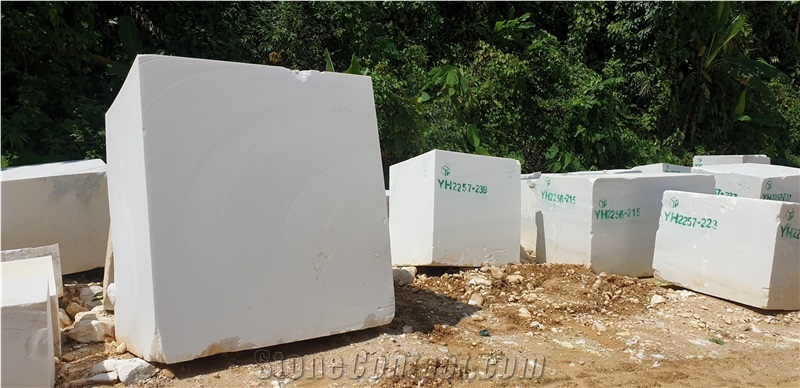 Snow White Marble Blocks
