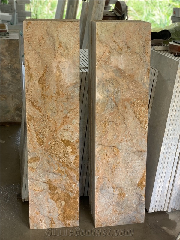Vietnam Golden Marble, Lemon Marble Slabs