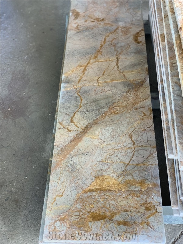 Vietnam Golden Marble, Lemon Marble Slabs