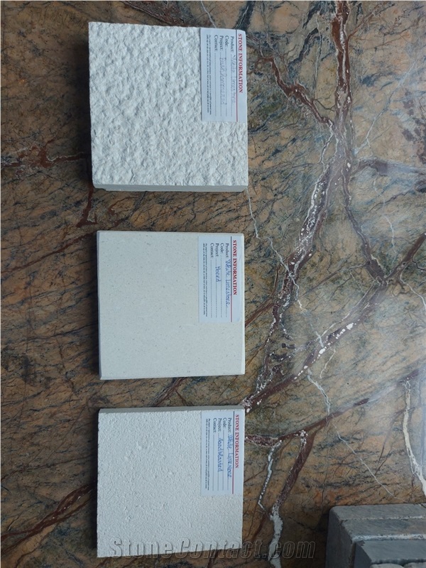 White Limestone Slabs