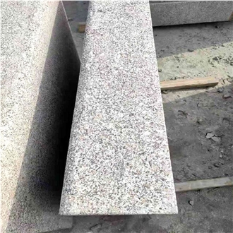 Beveled Granite Road Kerbs Chamfering And Interlock Curbs