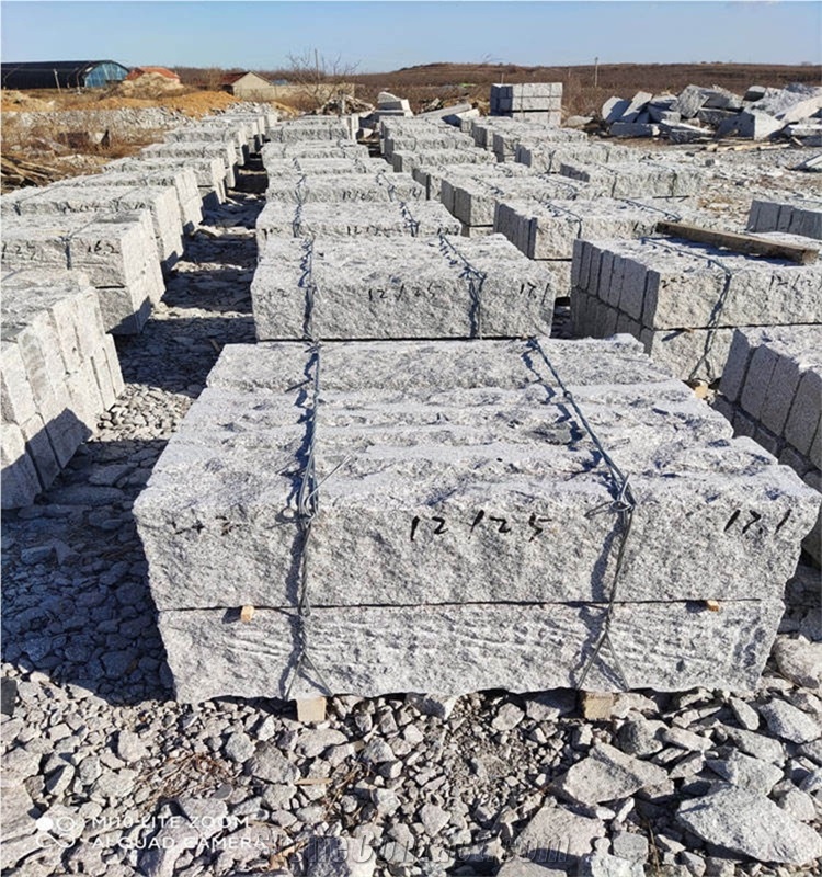 Cheap Price Customized Sizes G341 Grey Granite Curbstone