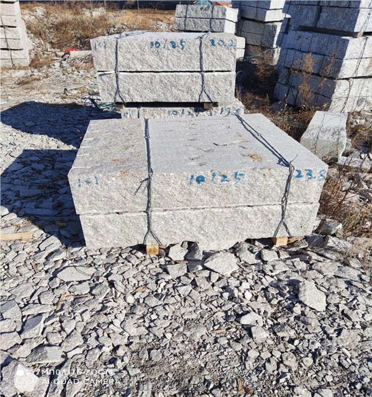 Cheap Price Customized Sizes G341 Grey Granite Curbstone