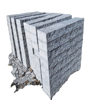 Cheap Price Customized Sizes G341 Grey Granite Curbstone