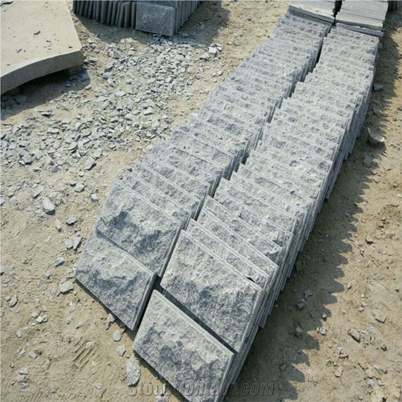 China Factory Split Face Granite Wall Block Mushroom Stone