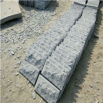 China Factory Split Face Granite Wall Block Mushroom Stone
