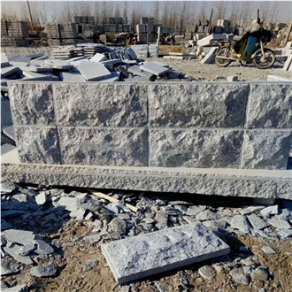 China Factory Split Face Granite Wall Block Mushroom Stone