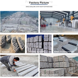 China Factory Split Face Granite Wall Block Mushroom Stone