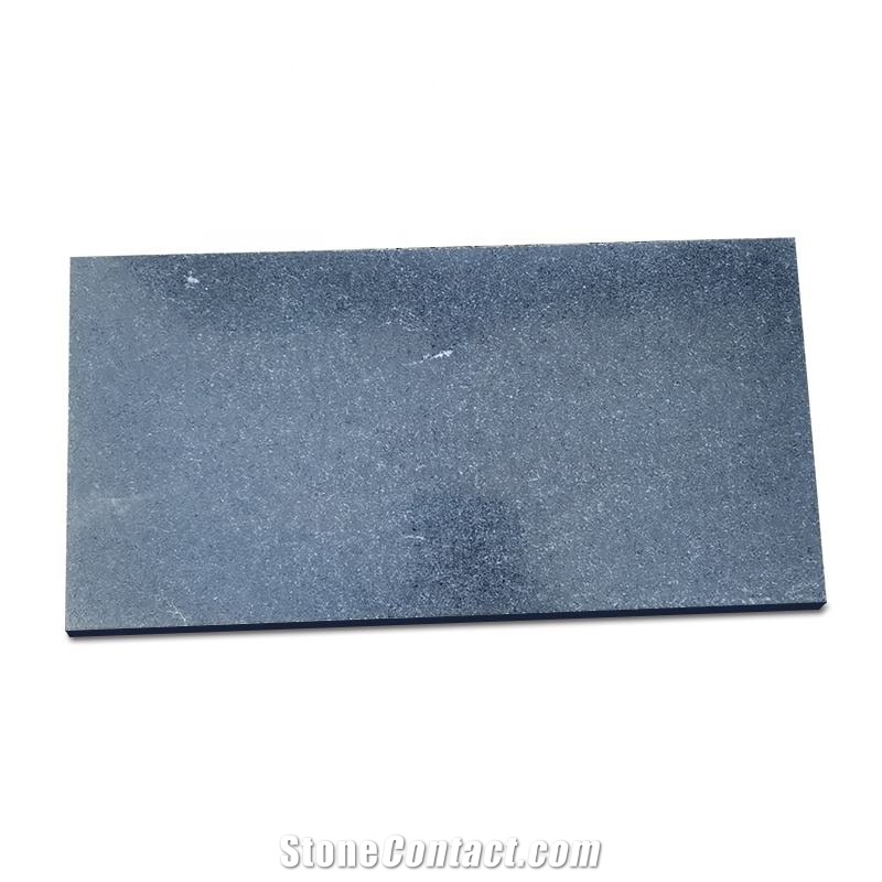 China Honed Surface Black Granite Tiles