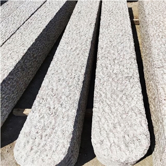 China Light And Dark Picked Granite Fence Stone Palisade