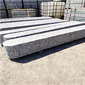 China Light And Dark Picked Granite Fence Stone Palisade