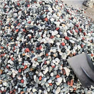 China Local Mixed Surface Machine Tumbled Pebble Stone