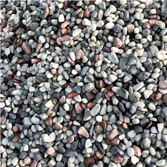 China Local Mixed Surface Machine Tumbled Pebble Stone