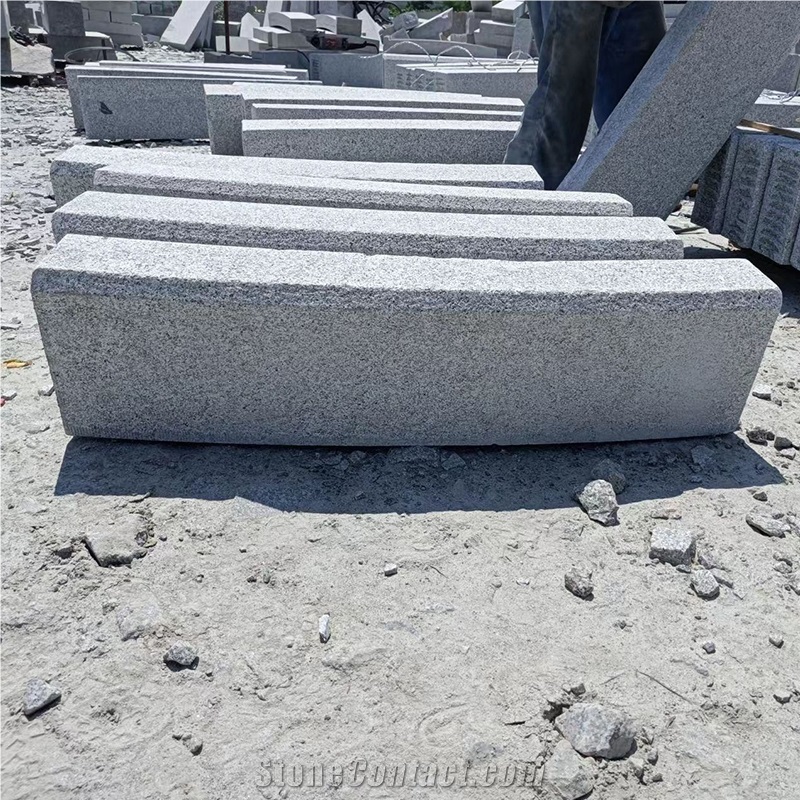 Chinese New Grey Granite Side Road Edging Stone Kerbstone
