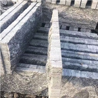 Competitive Price Natural Grey Granite Mushroomed Wall Tiles
