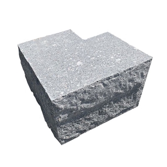 Custom Design Outdoor 40X40cm Mushroomed & Combed Granite Wall Stone