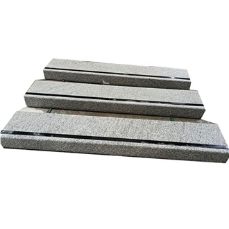 Customized Size G603 Granite Stone Steps With Black Mark