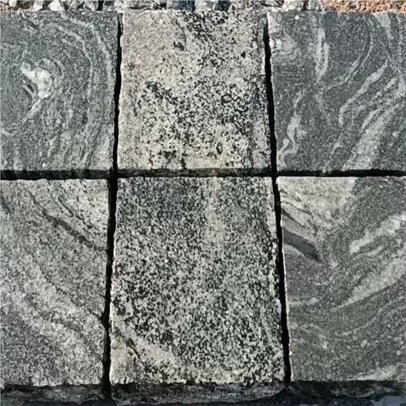 G302 Fantasy Grey Granite Cobblestone Pavers