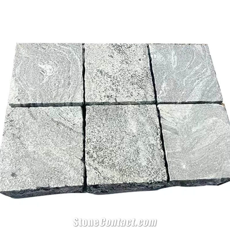 G302 Fantasy Grey Granite Cobblestone Pavers