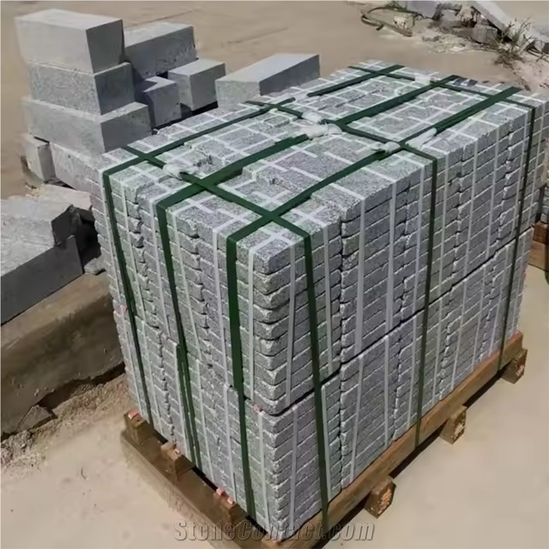 G603 Tumbled Granite Stone Tiles Paving Cobbles