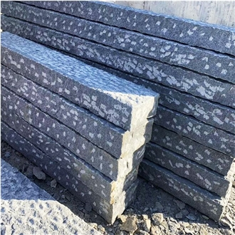 G654 Dark Grey Granite Palisade Garden Fencing Pillars