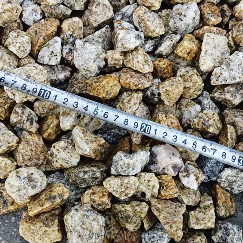G682 Crushed Stone Natural White Pea Gravel