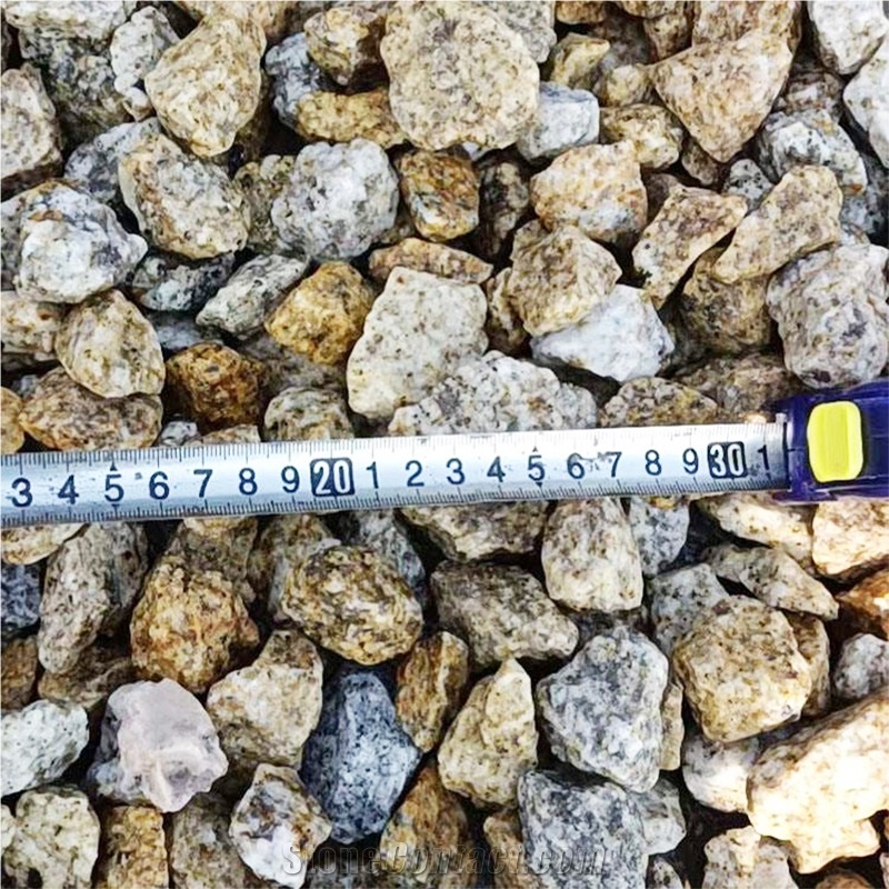 G682 Crushed Stone Natural White Pea Gravel