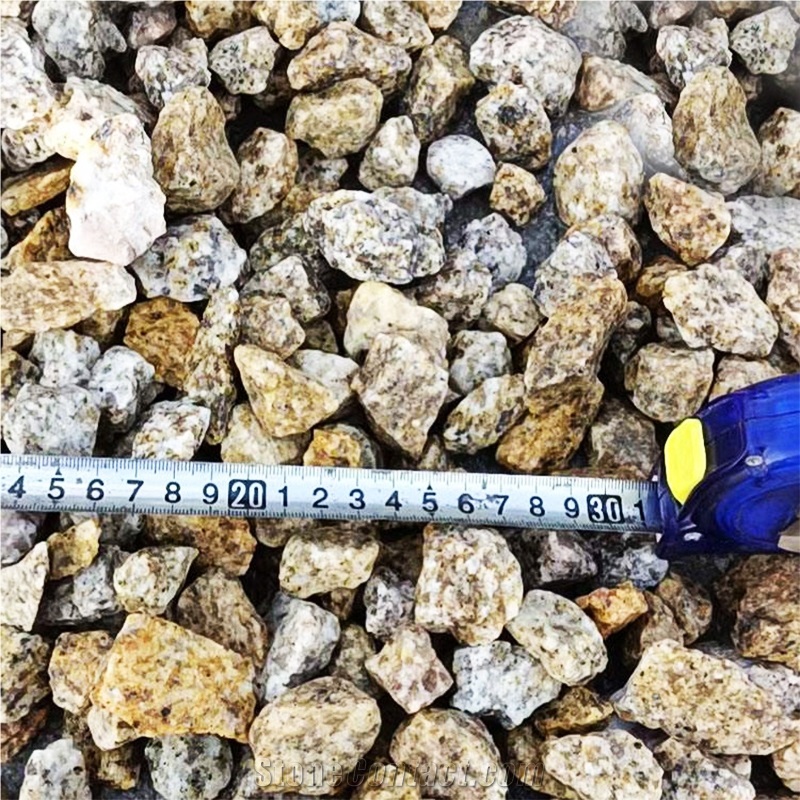 G682 Crushed Stone Natural White Pea Gravel