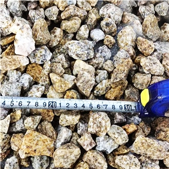 G682 Crushed Stone Natural White Pea Gravel