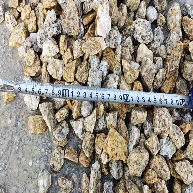 G682 Crushed Stone Natural White Pea Gravel