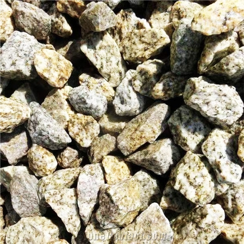 G682 Crushed Stone Natural White Pea Gravel