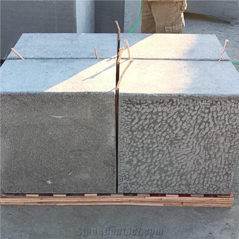 Granite Curved Shaped Garden Benches Landscaping Big Stone