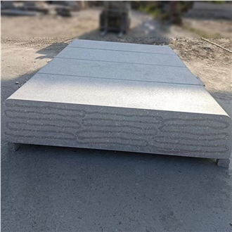 Grey Granite Landscaping Rainwater Drainage