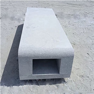 Grey Granite Landscaping Rainwater Drainage