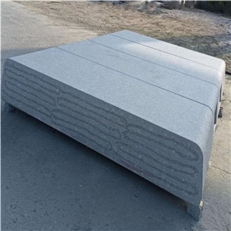 Grey Granite Landscaping Rainwater Drainage
