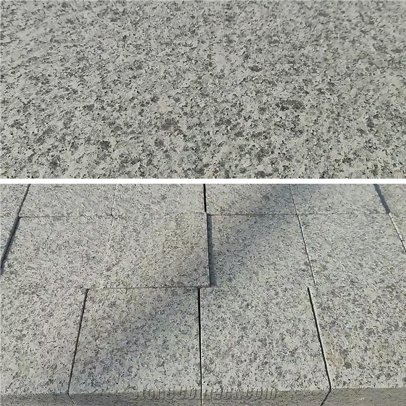 High Craft Bushhammered Flamed Grey Granite