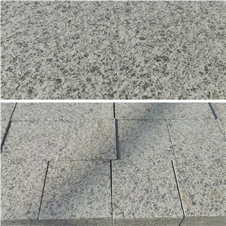 High Craft Bushhammered Flamed Grey Granite