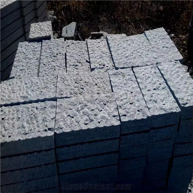 High Quality G375 Granite Lowest Price Rough Granite Pavers Cubes