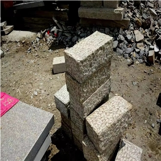 High Quality G375 Granite Lowest Price Rough Granite Pavers Cubes