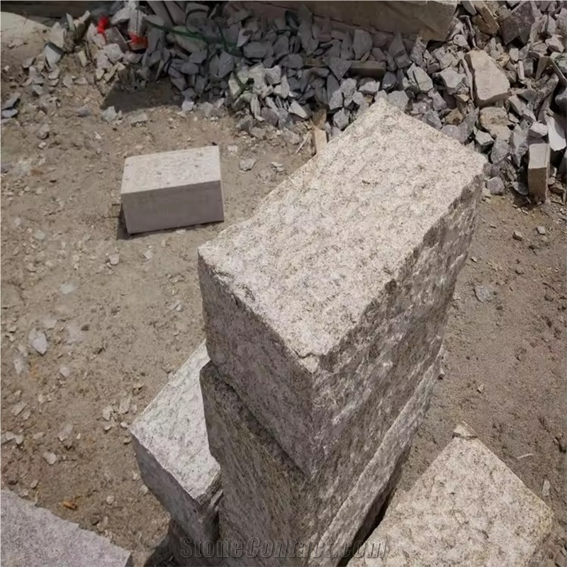 High Quality G375 Granite Lowest Price Rough Granite Pavers Cubes