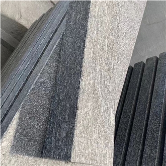 High Quality Solid Grey Granite Outdoor Garden Palisade
