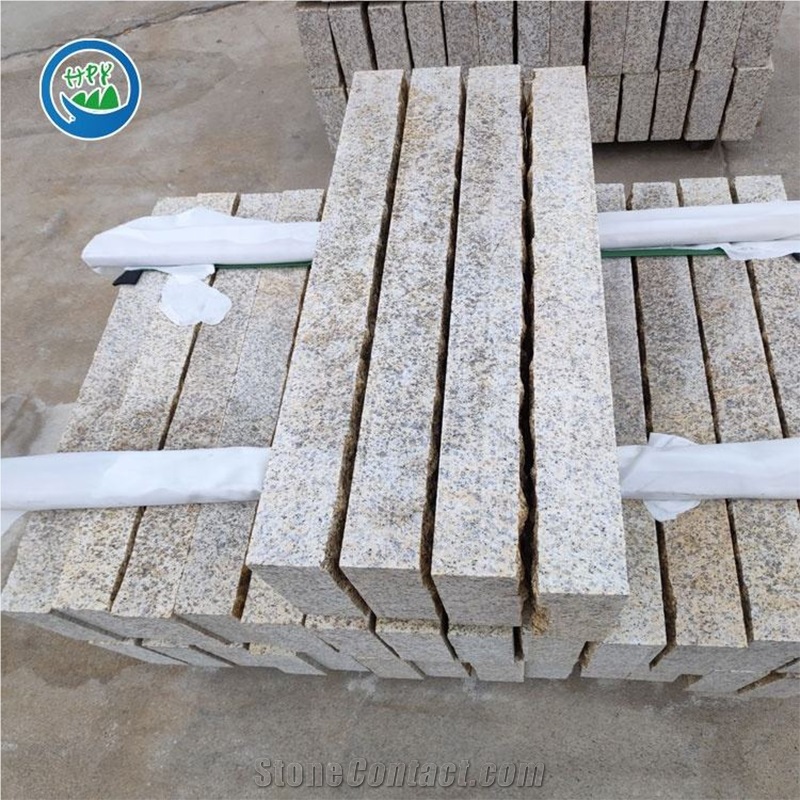 High Quality Yellow G682 Granite Fencing Stone Garden Pillars