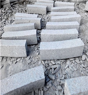 Hot Sale Customized Sizes Natural Chamfer Curved Kerbstone