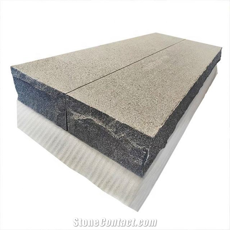 Hot Sale G654 Edging Split Granite Block Steps Stone