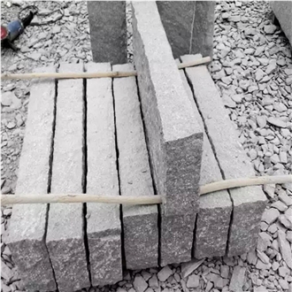 Low Price Customized Granite Rough Split Flamed Curbstone