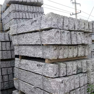 Low Price Customized Granite Rough Split Flamed Curbstone